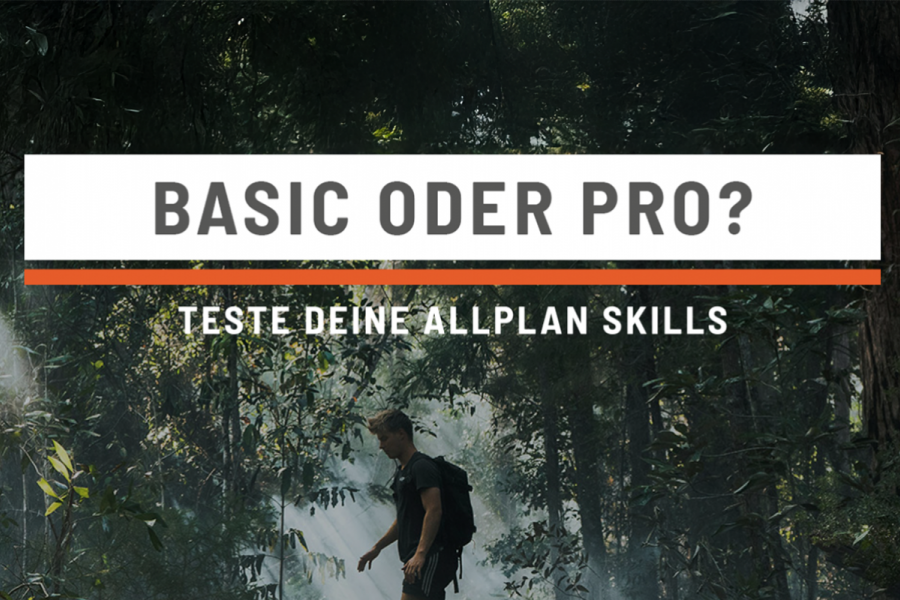Basic oder Pro?  Teste Deine Allplan Skills und sichere Deine Gewinnchance